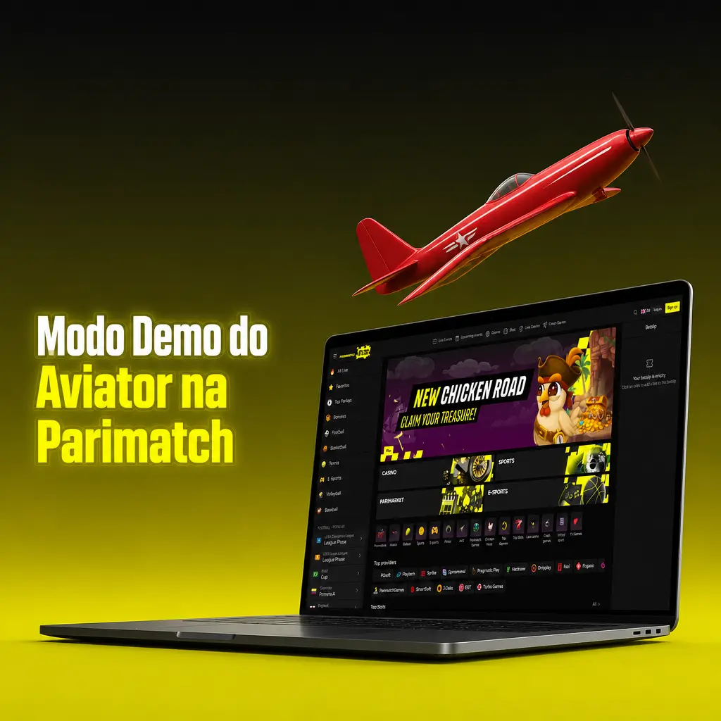 Modo demo do Aviator na Parimatch com créditos virtuais, sem cadastro, ideal para iniciantes aprenderem o timing de saque