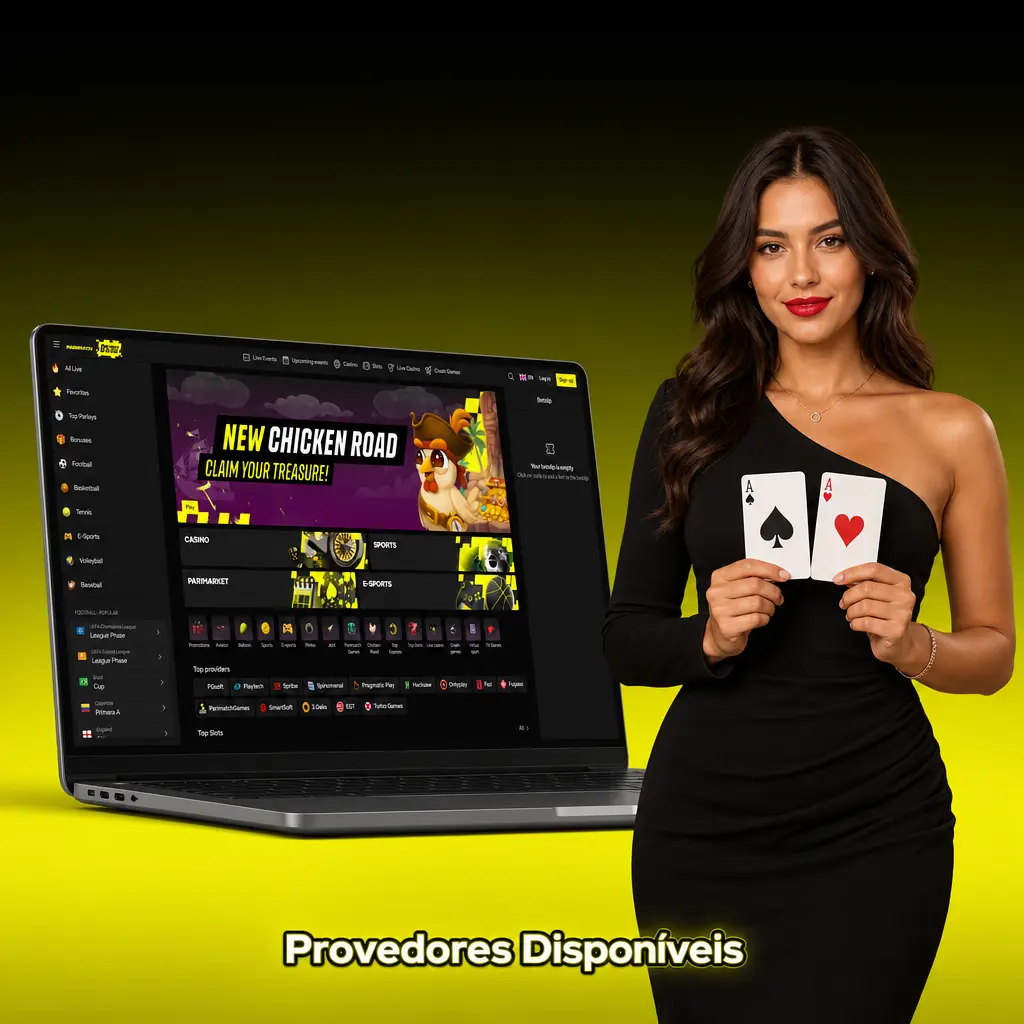 Provedores Evolution e Pragmatic Play Live com dealers em português para cassino ao vivo na Parimatch Brasil